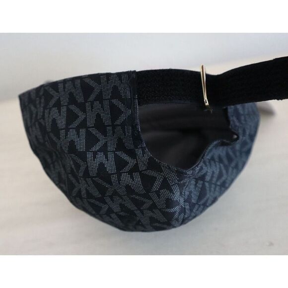 Michael Kors 538801C Unisex OS Black Monogram Logo Adjustable Baseball Hat - Picture 5 of 7
